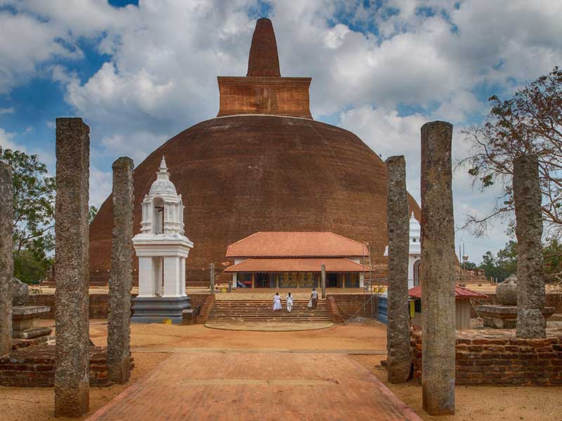 Abhayagiri Vihara Monastery in Anuradhapura
