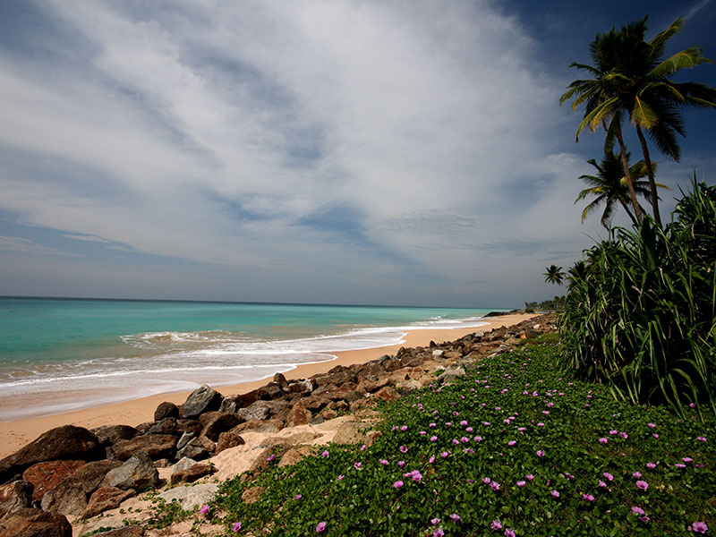 Hikkaduwa Beach in Sri Lanka