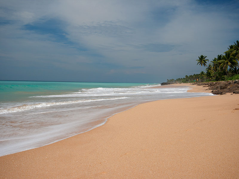 Hikkaduwa Beach in Sri Lanka